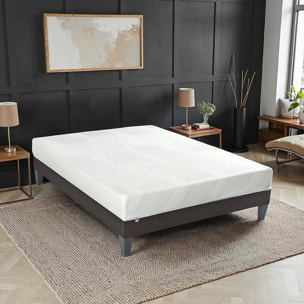 Matelas Paris, Soutien Ferme, 24 cm, Mémoire de Forme & Mousse Haute Densité, Fabrication Française, Déhoussable