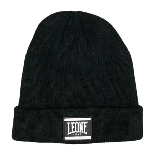 Gorro de niño en tricot logo etiqueta Leone 1947 Apparel