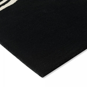 Tapis salon et chambre fait main en laine motif géométrique OLKA