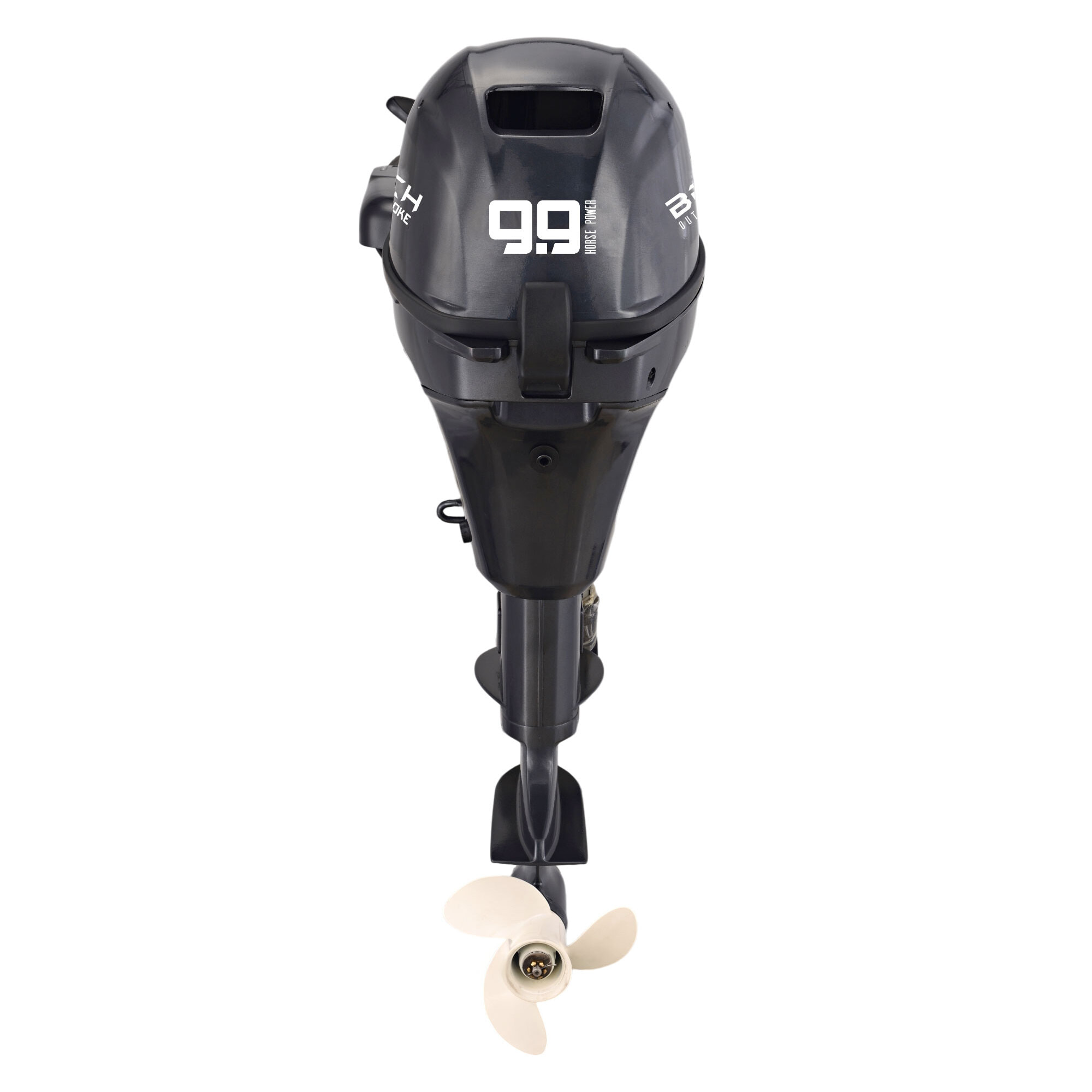 Kluster - Motore Marino Fuoribordo a Benzina 4 Tempi 246cc 9.9 Hp Gambo Corto per Gommoni Barche da Pesca