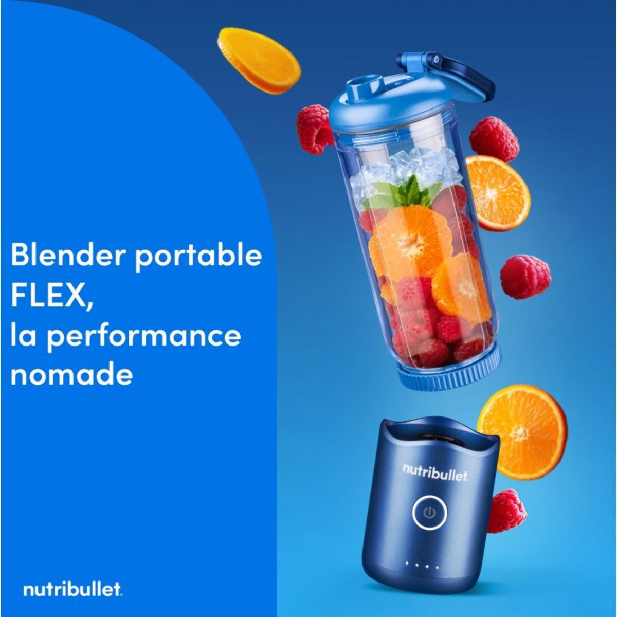Blender NUTRIBULLET portable Flex NBP013BL bleu