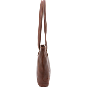 Borsa a spalla da donna - Modello Cressa - Vera pelle - 30.0 x 37.0 x 8.0 cm