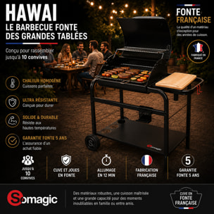Barbecue au charbon de bois VULCANO 2600