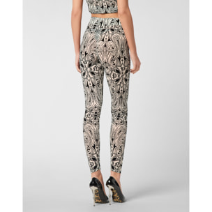 PHILIPP PLEIN Jogging Leggings GOTHIC PLEIN
