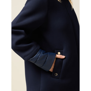 Oltre - Chaqueta con partes acolchadas - Azul