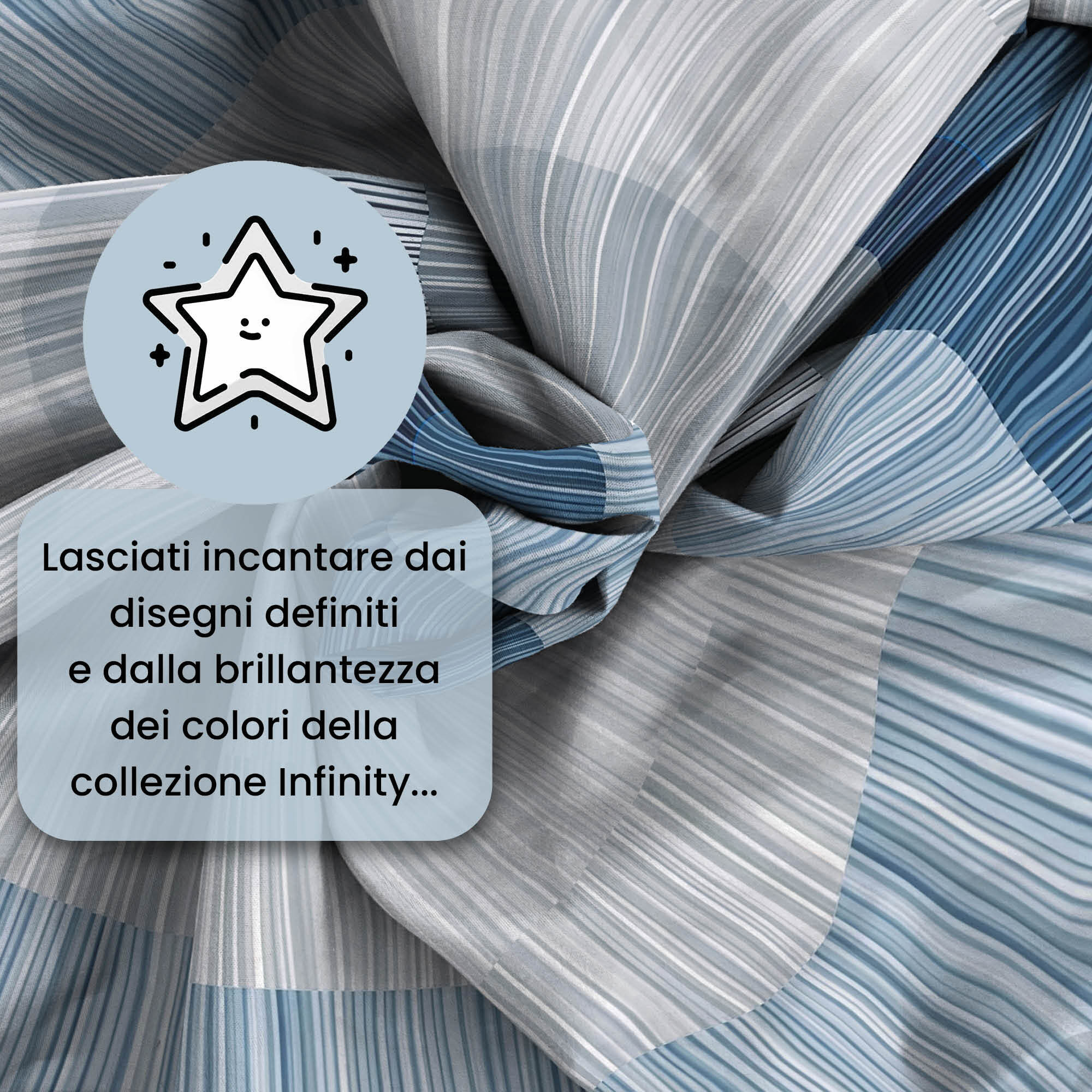 COMPLETO LETTO INFINITY - 100% Microfibra