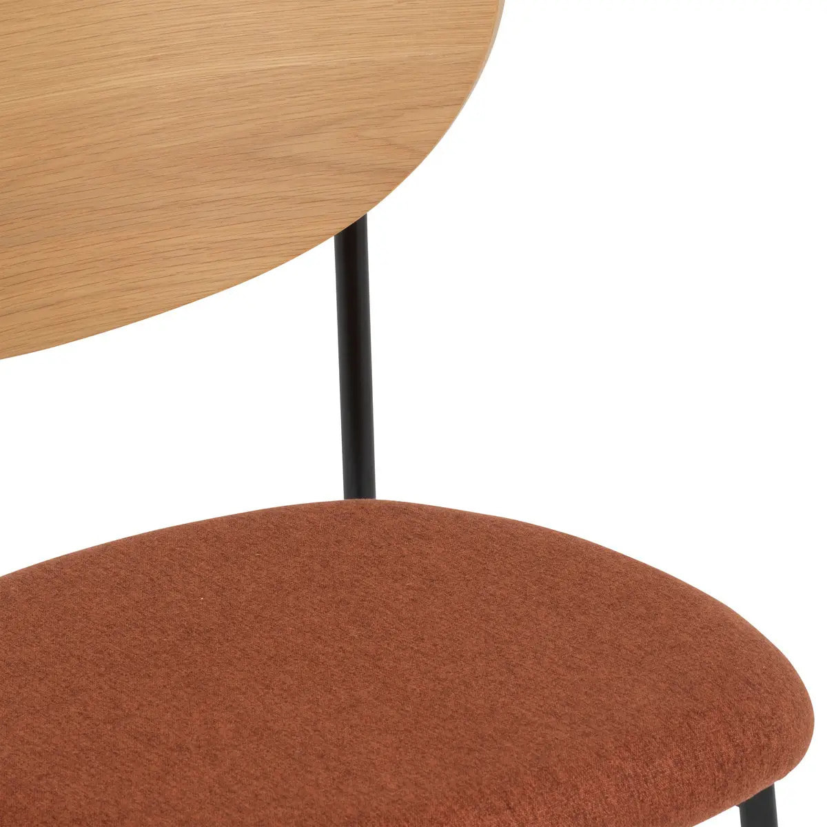 Lot de 2 Chaises de bureau "Jaisa" ambre