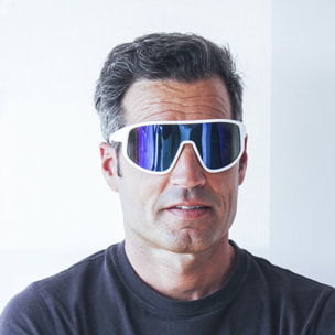 Gafas de deportes acuáticos OCEAN KILLY WATER - Blanco / Azul