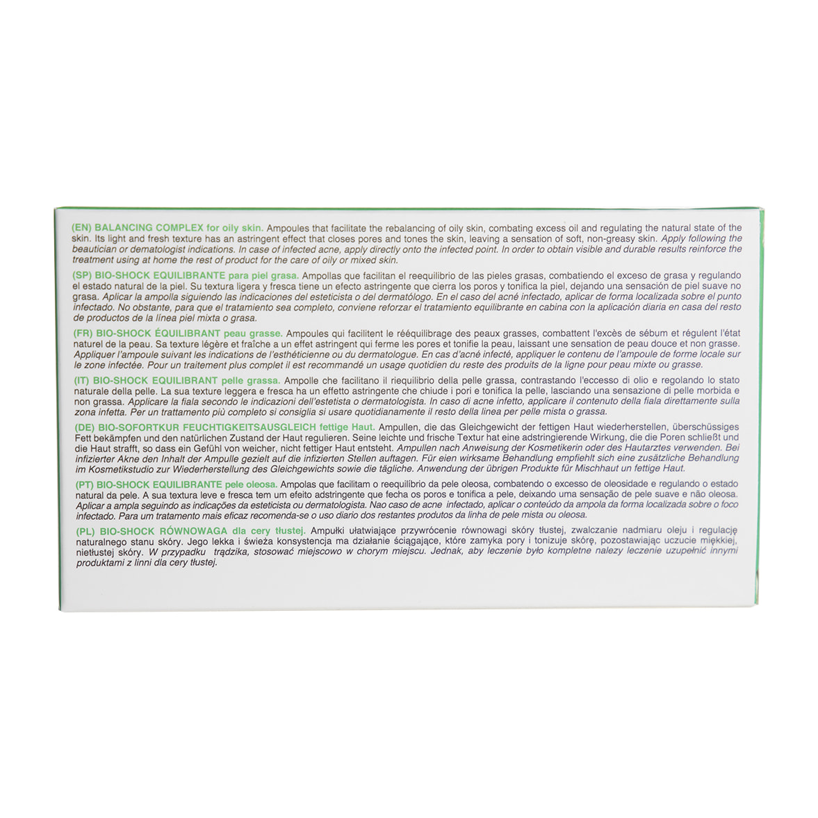 Bio-shock equilibrant 12 ampoules x 3 ml.