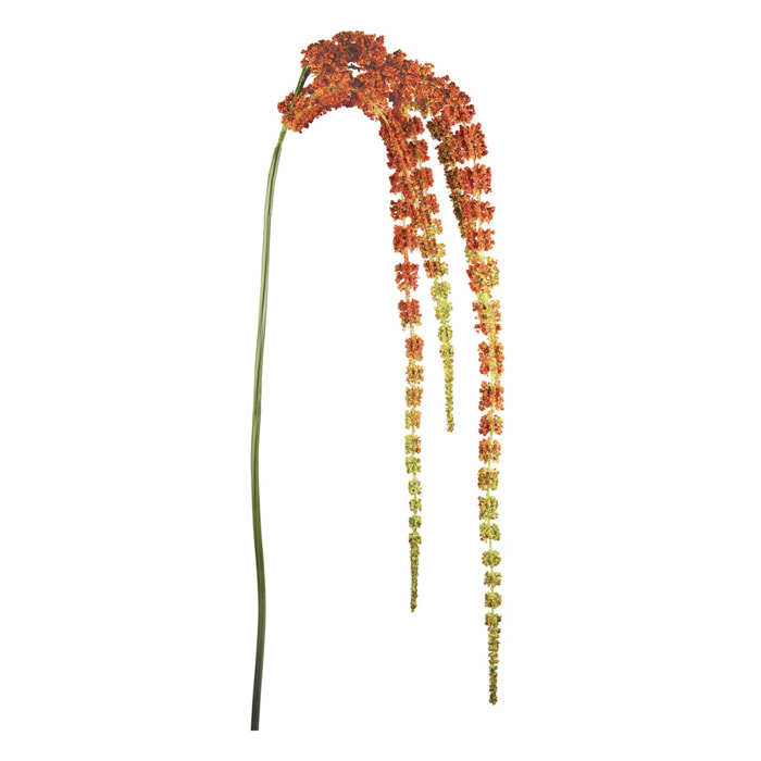 Follaje de amaranto colgante artificial naranaja H137