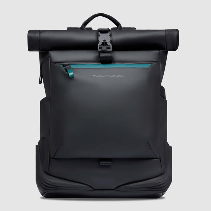 Piquadro Zaino roll-top resistente all'acqua porta pc 15,6"