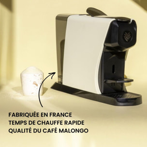 Cafetière à dosette MALONGO EOH CREME PASTEL