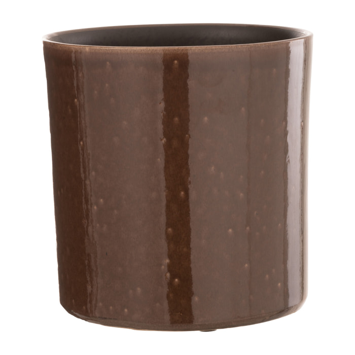 J-Line cache-pot Flexible - céramique - brun - medium - Ø 20 cm