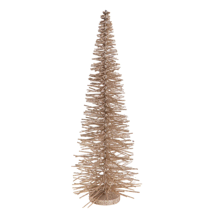 Albero cono con glitter - Pezzi 1 - ORO - Bianchi Dino SpA