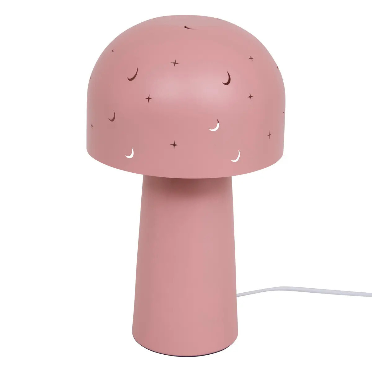Lampe droite champignon Starry H.27cm rose