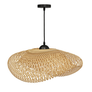 Suspension Anya en bambou naturel D60 cm