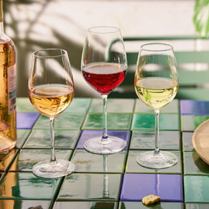 6 verres à pied 36 cl Menades