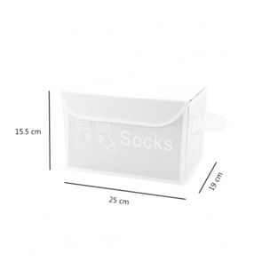 Lot de 4 boîtes de rangement avec couvercle en nylon - SPACE