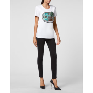 PHILIPP PLEIN Camiseta de cuello redondo PINEAPPLE SKIES