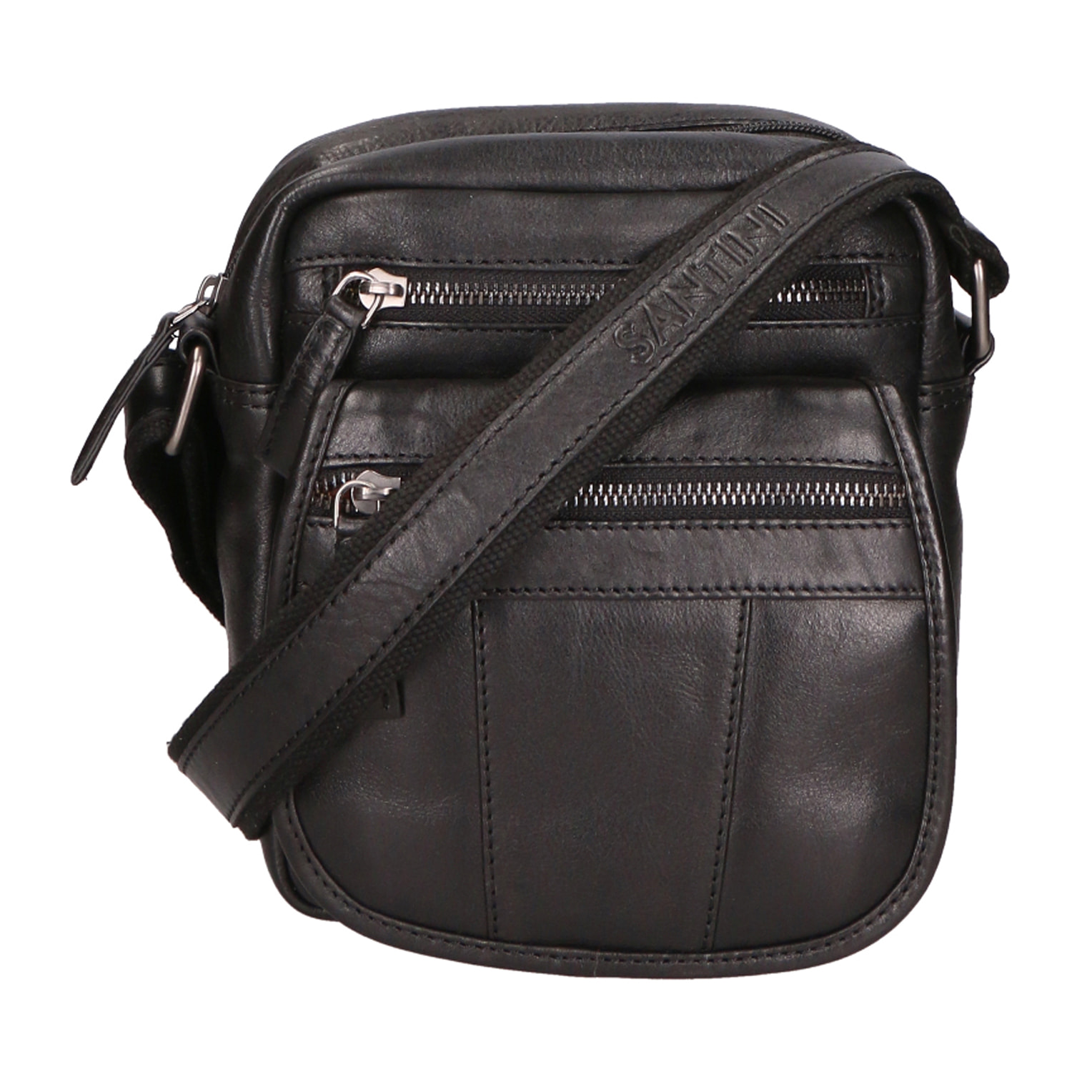 Borsa a tracolla unisex In Vera pelle Made in India 18x19x10 cm