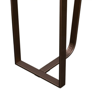 Console Graphite rectangulaire 32x120cm marron