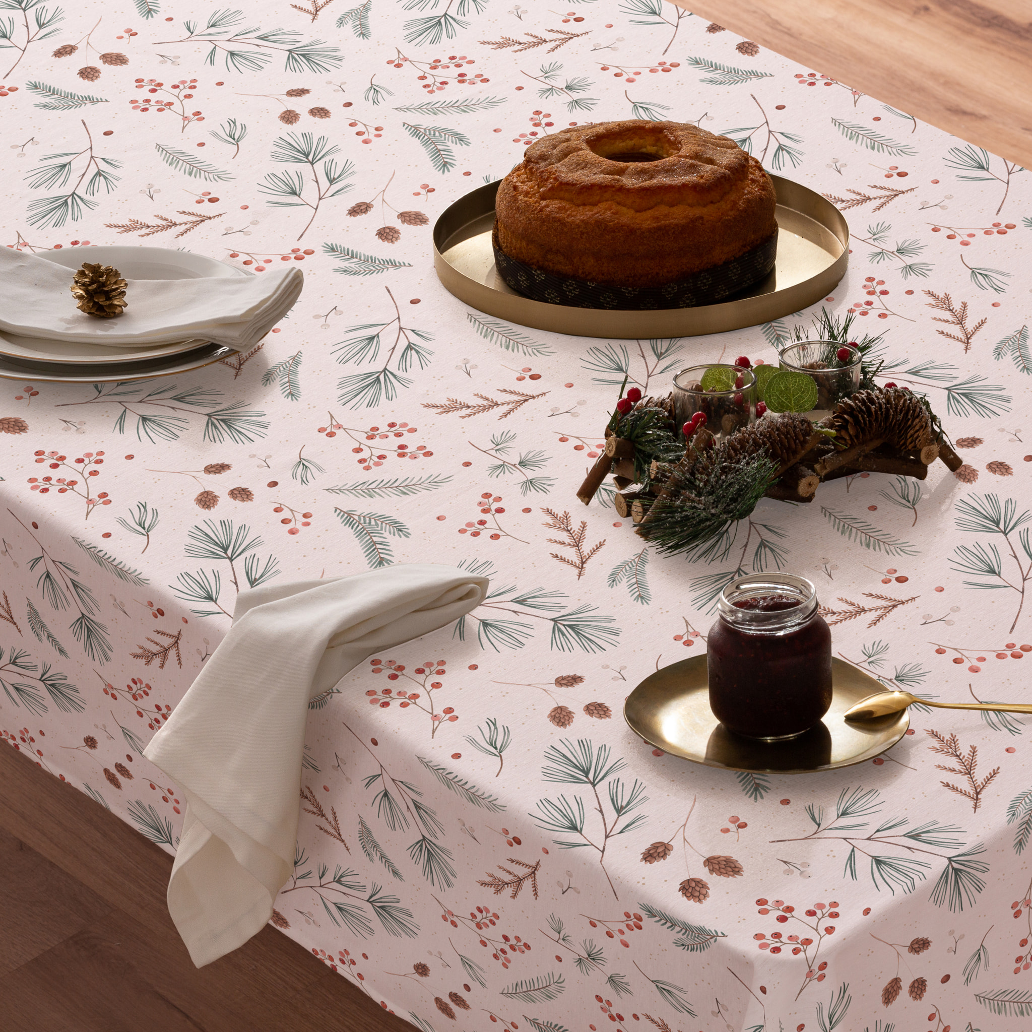 Mantel antimanchas BONTE WHITE