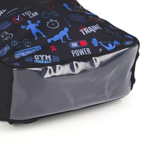 Mochila adaptable a carro Gabol TRAINING negra y resistente al agua