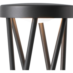 TWIST LED Lampe borne gris foncé