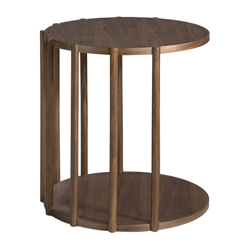 Mesa de rincón Angel Cerda de nogal 45x45x47cm