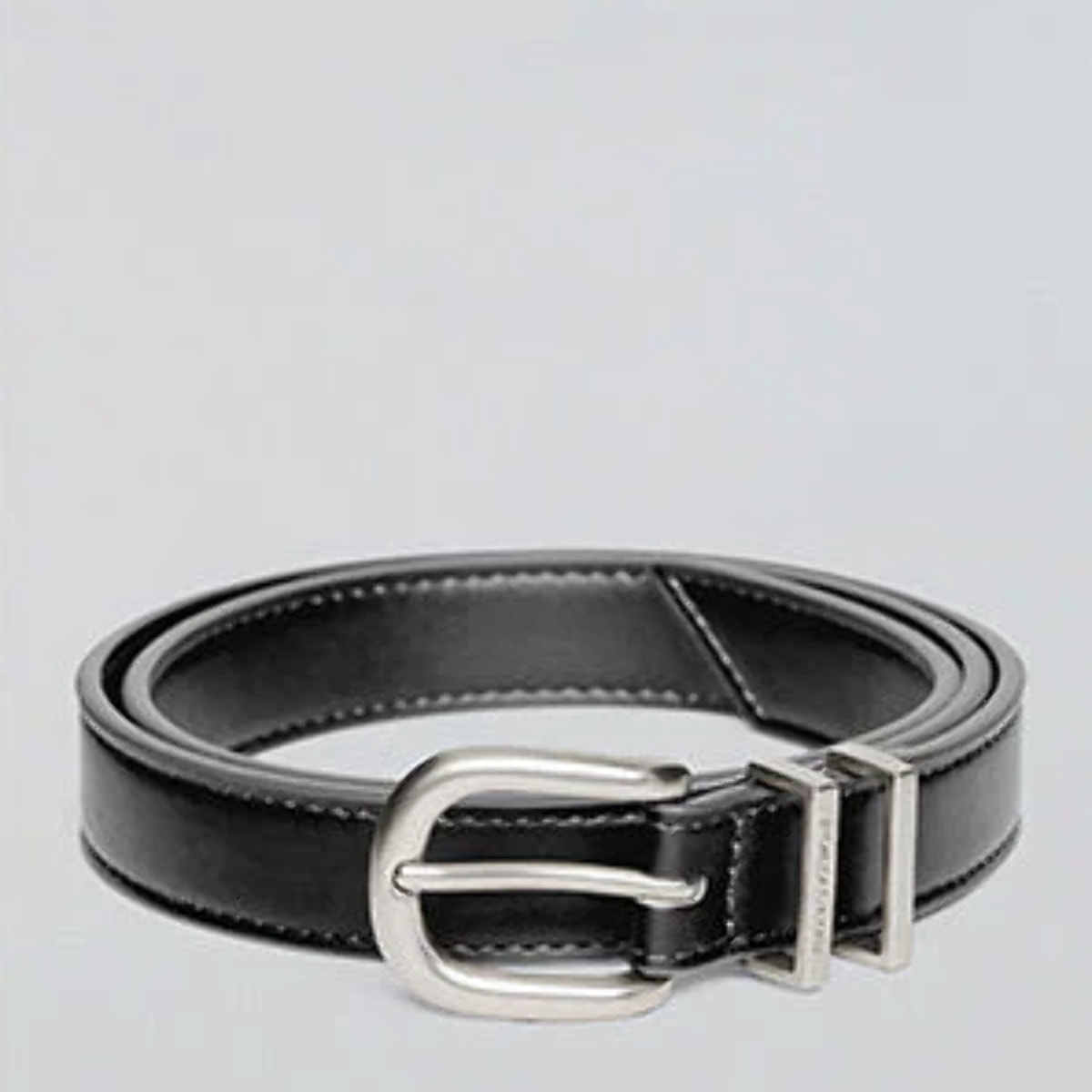 Cinturón Blossom negro con grabado Polo Club