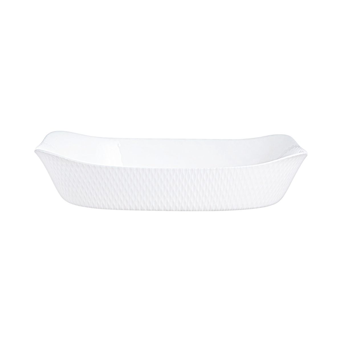 Fuente de horno blanca 34 x 25 cm Smart Cuisine Wavy - Luminarc