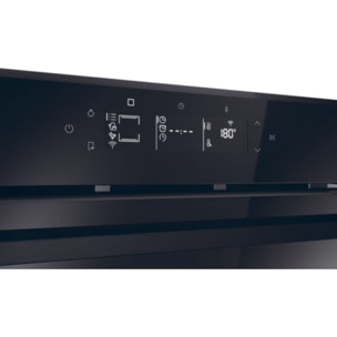 Four encastrable HAIER H6 ID46G5YTB - Pyrolyse - Hydrolyse - Chaleur pulsée - Porte froide - Rails télescopiques