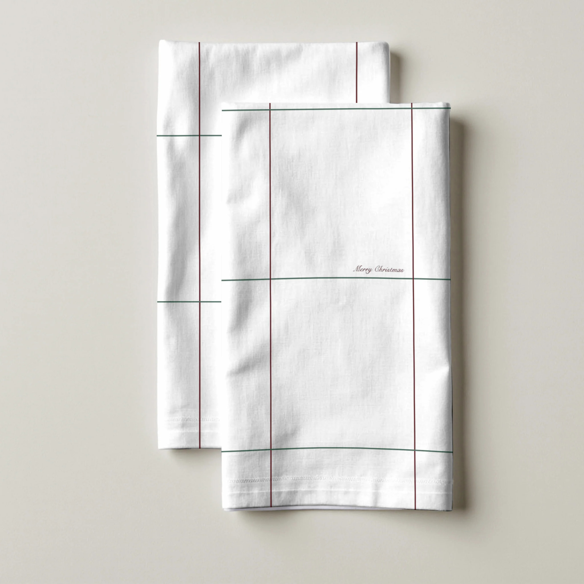 Essuie Tout 100% coton White Christmas 3