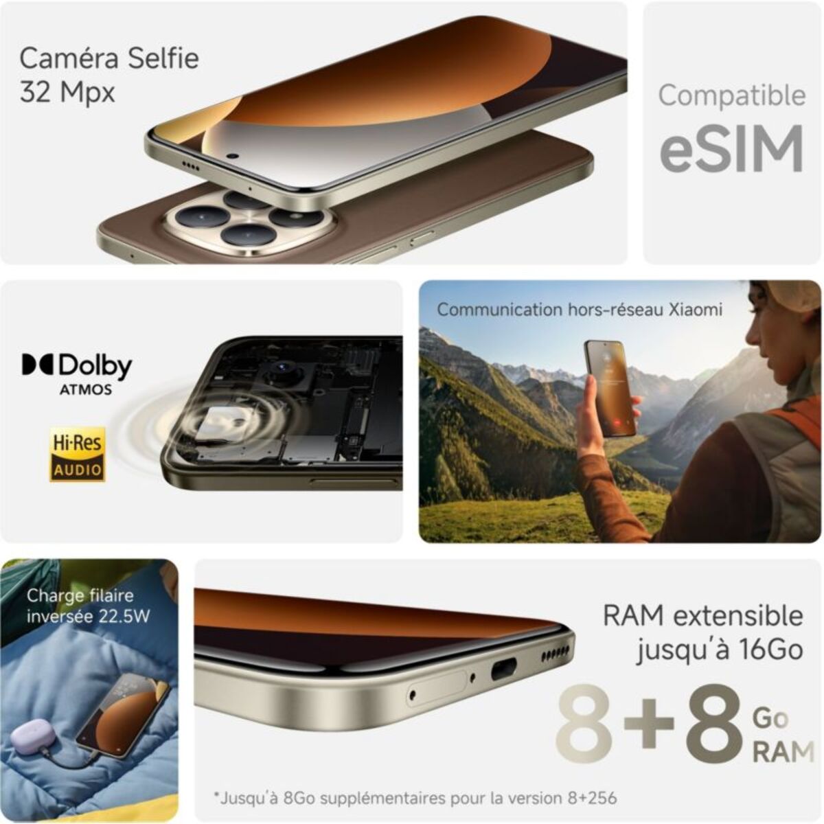 Smartphone XIAOMI Redmi Note 15 Pro+ Noir 256Go 5G