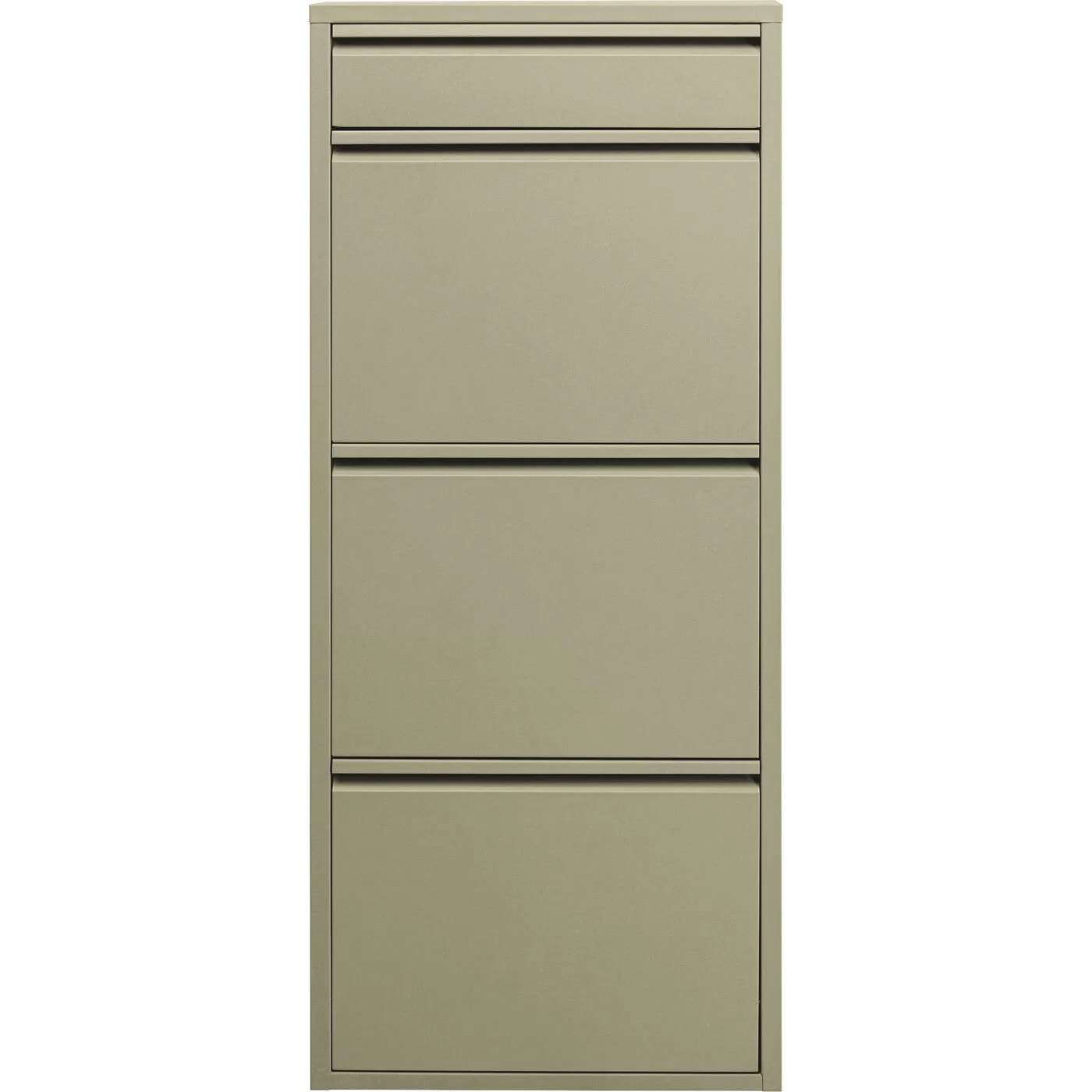 Casier à chaussures Caruso kaki 3+1 tiroirs Kare Design