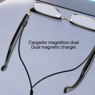 Gafas inteligentes GS13 lentes fotocromáticas, llamada bluetooth, asistente de voz, control remoto de la cámara.