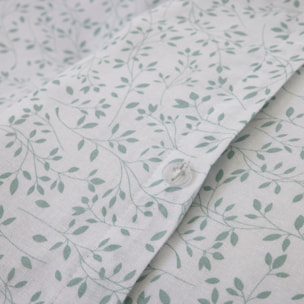 Parure housse de couette imprimé 100% gaze de coton - mumure