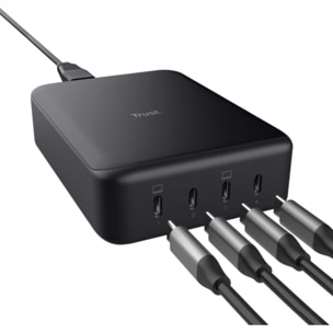 Chargeur secteur TRUST MAXO GAN 240W 4 ports USB-C