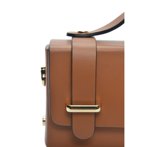 Borsa a mano Anna Luchini Cammello