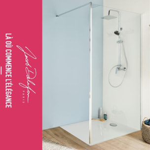 Paroi de douche à l'italienne Serenity 100 cm, Chrome Jacob Delafon