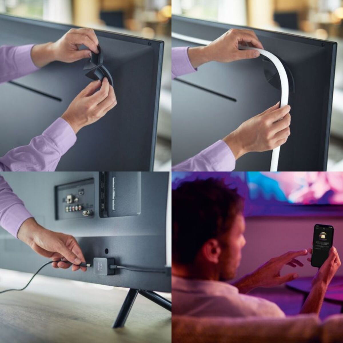 Ruban LED PHILIPS HUE Play Gradient TV65'' White&Color Ambianc