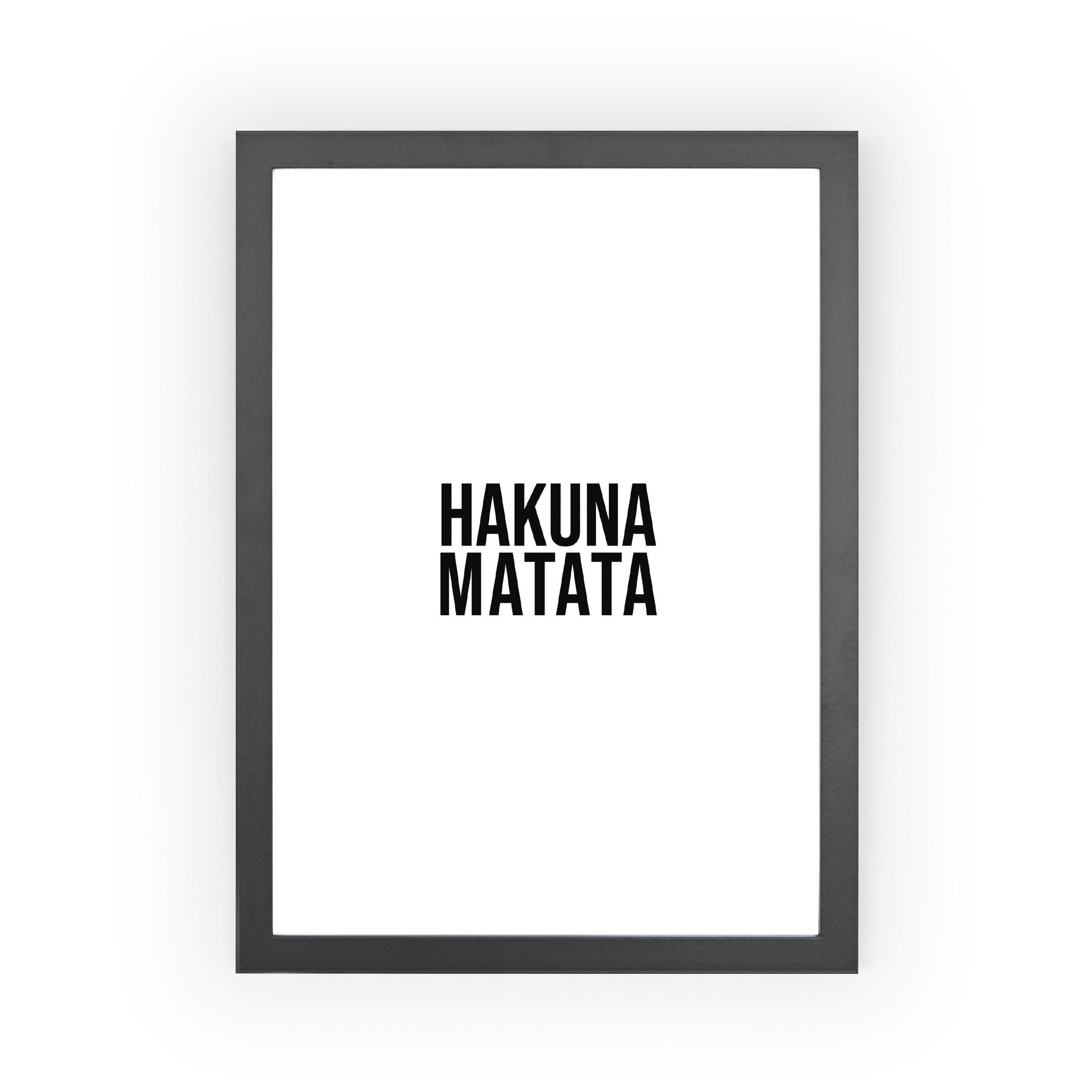 Poster Hakuna Matata