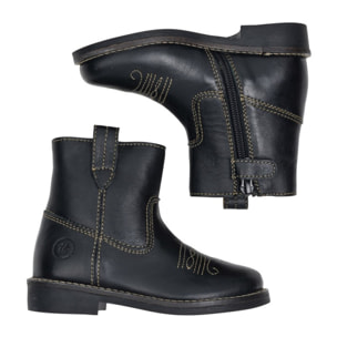 Bota campera en piel