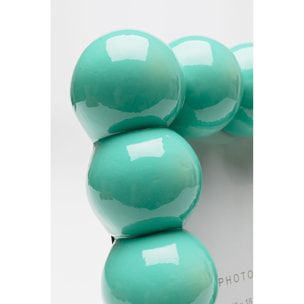 Cadre photo Bubble 19x23cm turquoise Kare Design