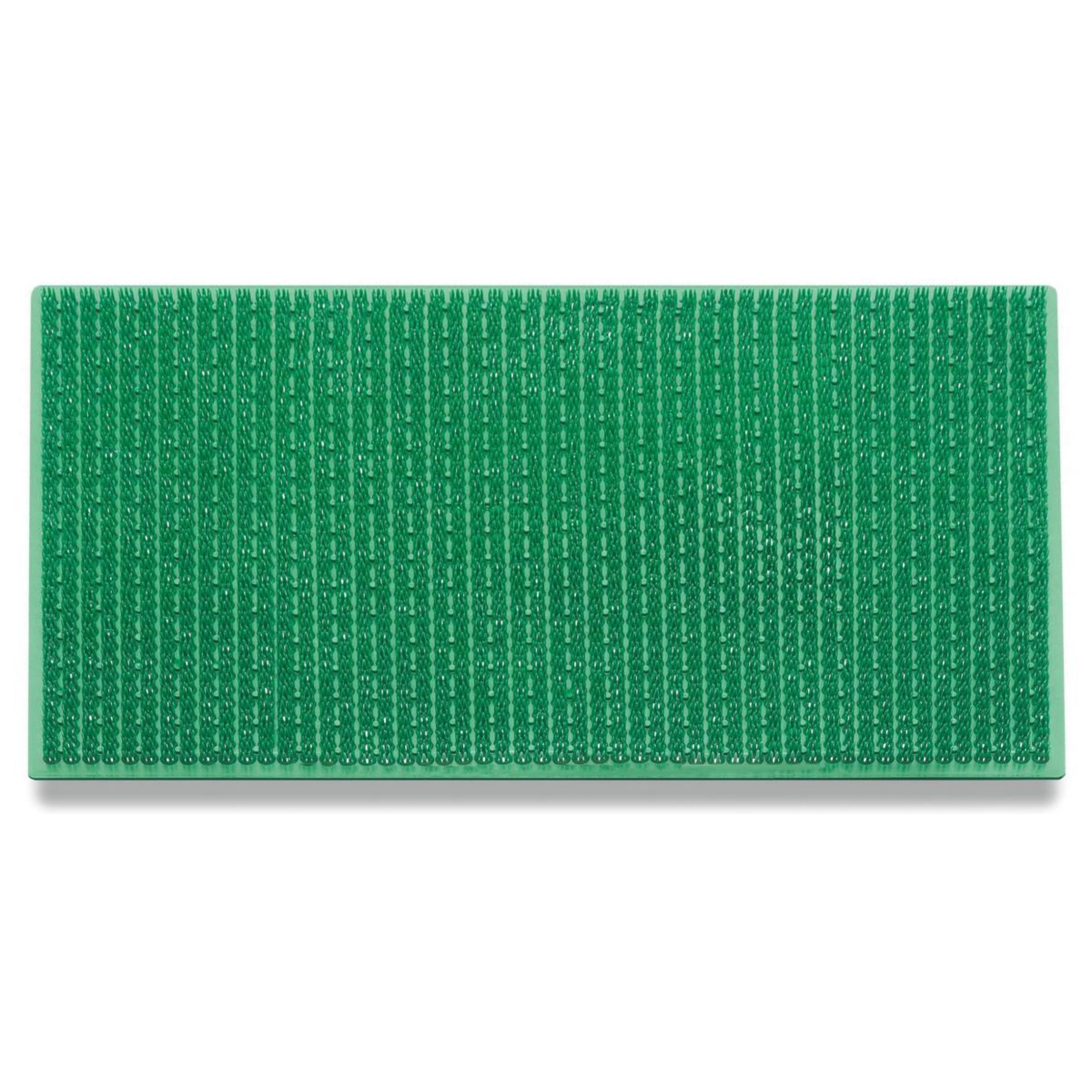 Paillasson NOVUS Vert 40x60 en polyamide doux et soyeux