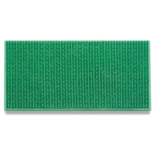 Paillasson NOVUS Vert 40x60 en polyamide doux et soyeux