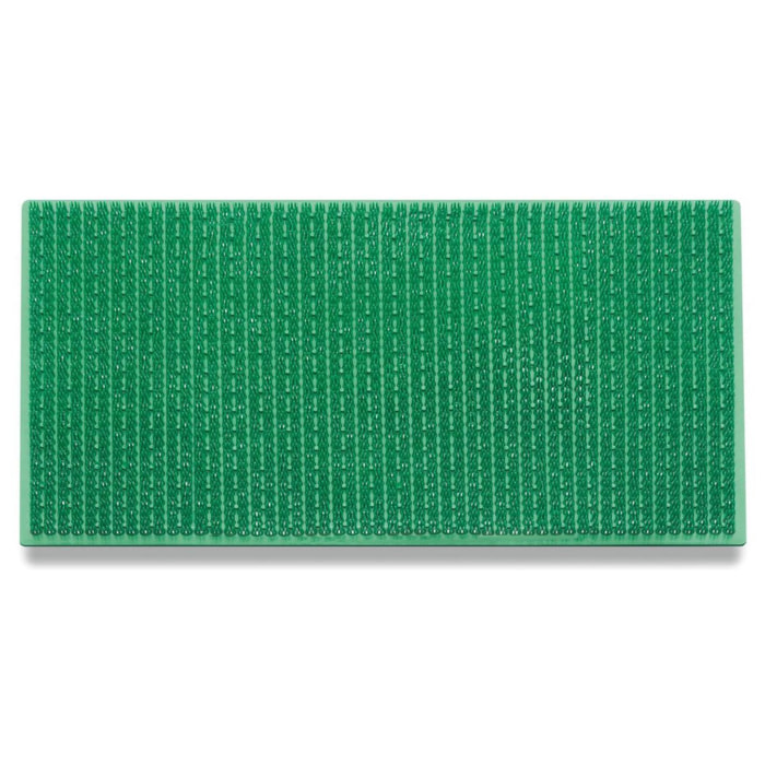 Paillasson NOVUS Vert 40x60 en polyamide doux et soyeux