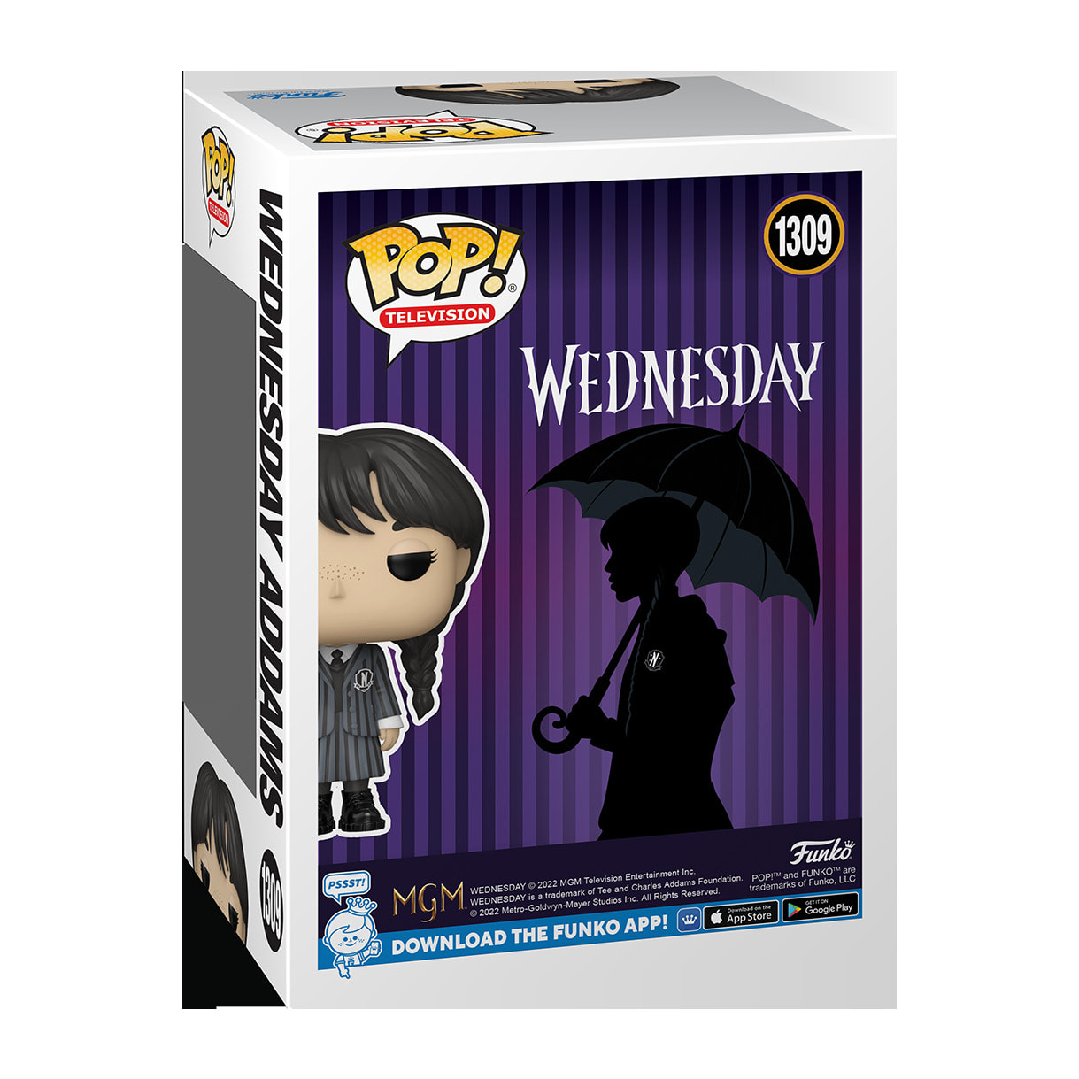 Mercoledì Pop! Television Figure in Vinile Mercoledì Addams 9 Cm Funko