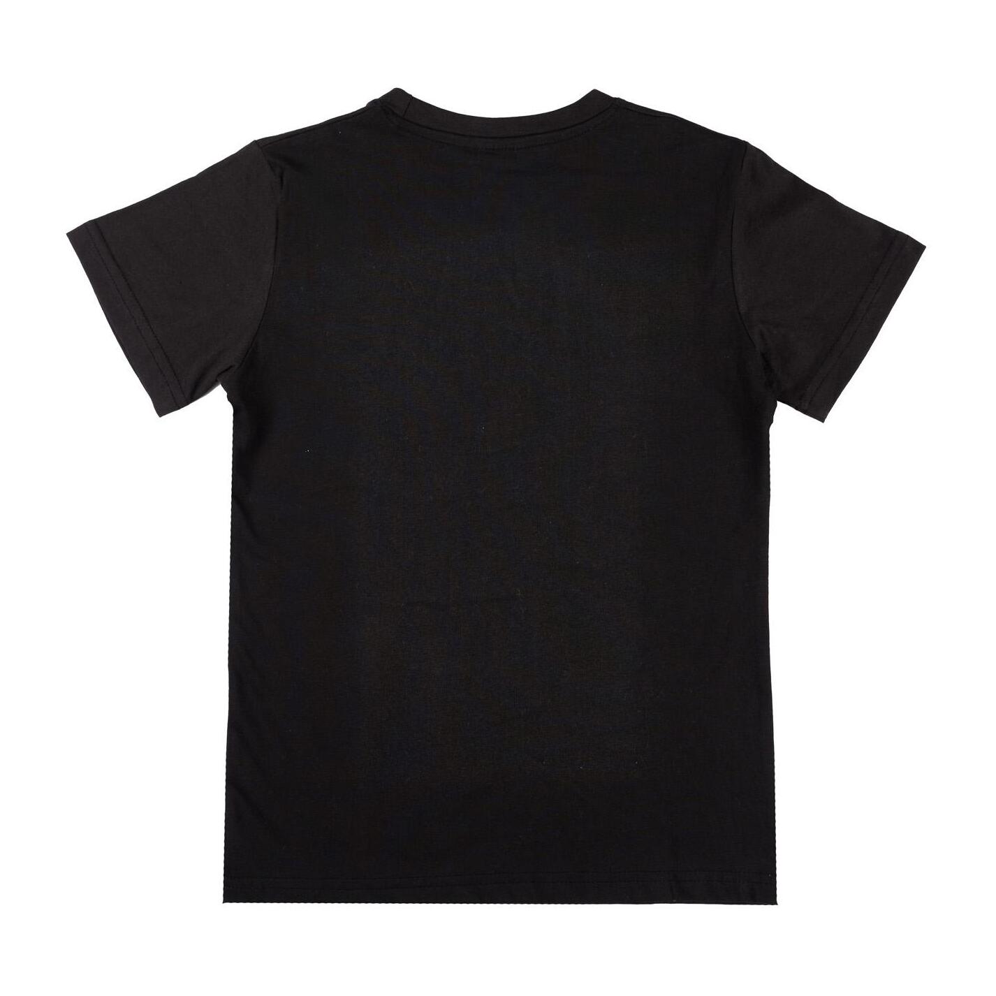 Camiseta infantil básica de manga corta con estampado de león