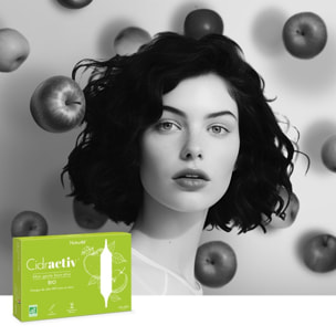 NATURFIT - Cidractiv - Vinaigre de Cidre Bio avec Mère - Routine bien-être - Qualité Premium - Fabriqué en France - 10 Ampoules